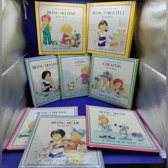 Other - Vtg Help Me Be Good Books Lot of  8 Joy Berry Messy Selfish Lying Rude Cheating